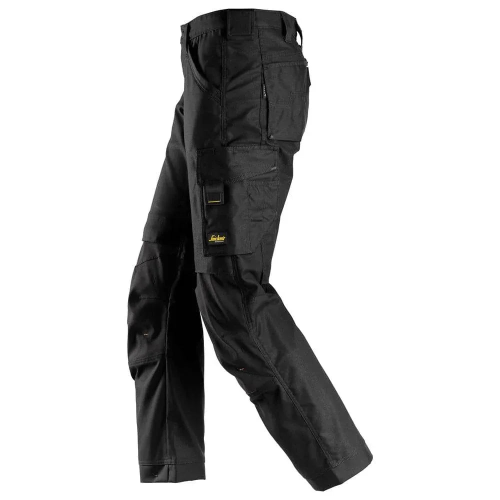 Snickers-6324-AllroundWork-Canvas-Stretch-Work-Trousers-Black-Workwear-Nation-Ltd-4201 - Bobobiy