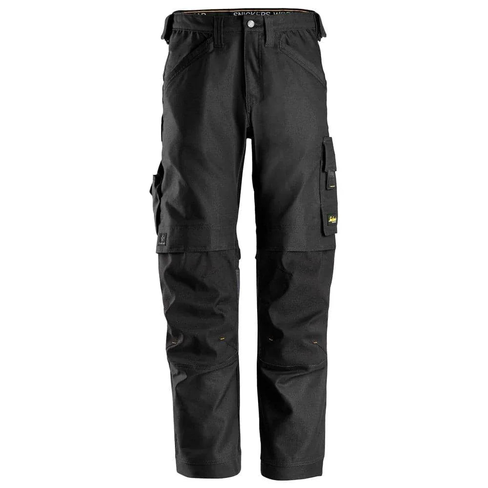 Snickers-6324-AllroundWork-Canvas-Stretch-Work-Trousers-Black-Workwear-Nation-Ltd-474 - Bobobiy
