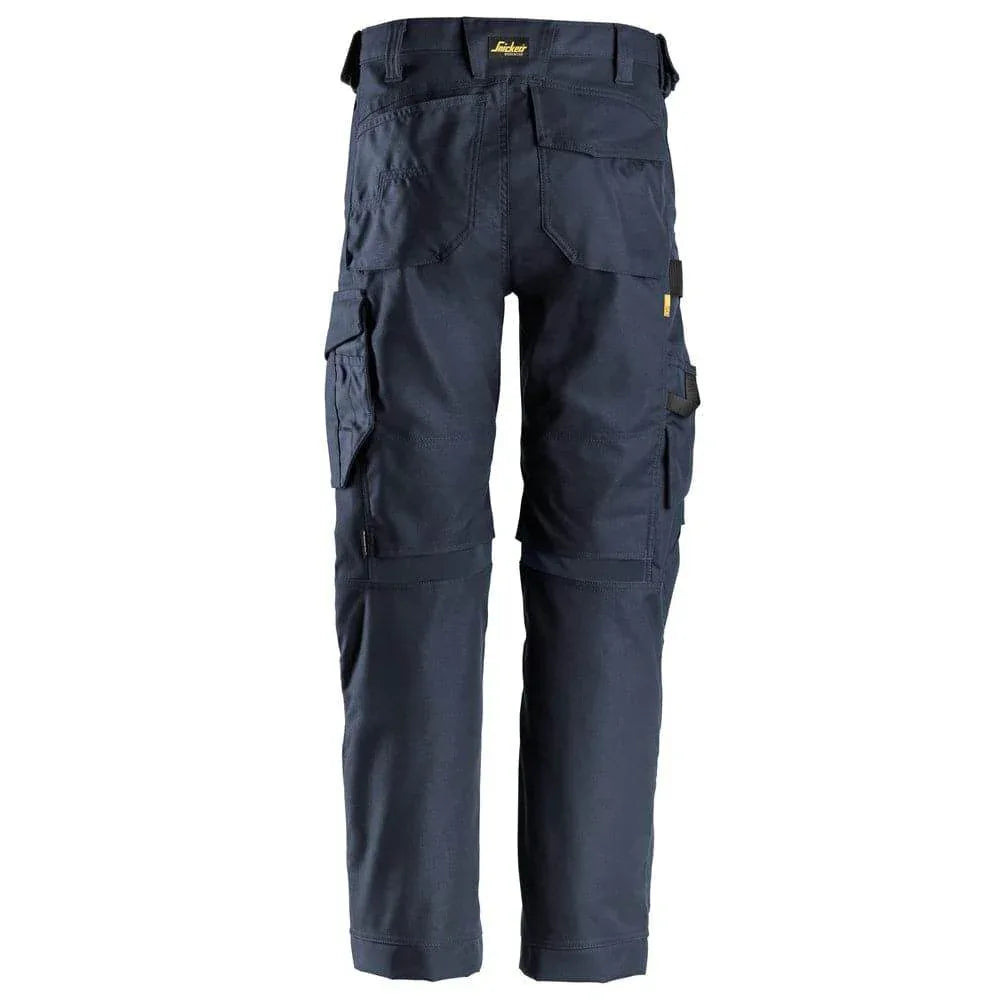 Snickers-6324-AllroundWork-Canvas-Stretch-Work-Trousers-Navy-Blue-Workwear-Nation-Ltd-4982 - Bobobiy