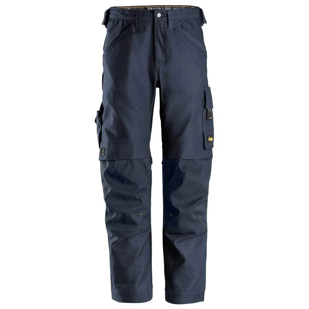 Snickers-6324-AllroundWork-Canvas-Stretch-Work-Trousers-Navy-Blue-Workwear-Nation-Ltd-6160 - Bobobiy