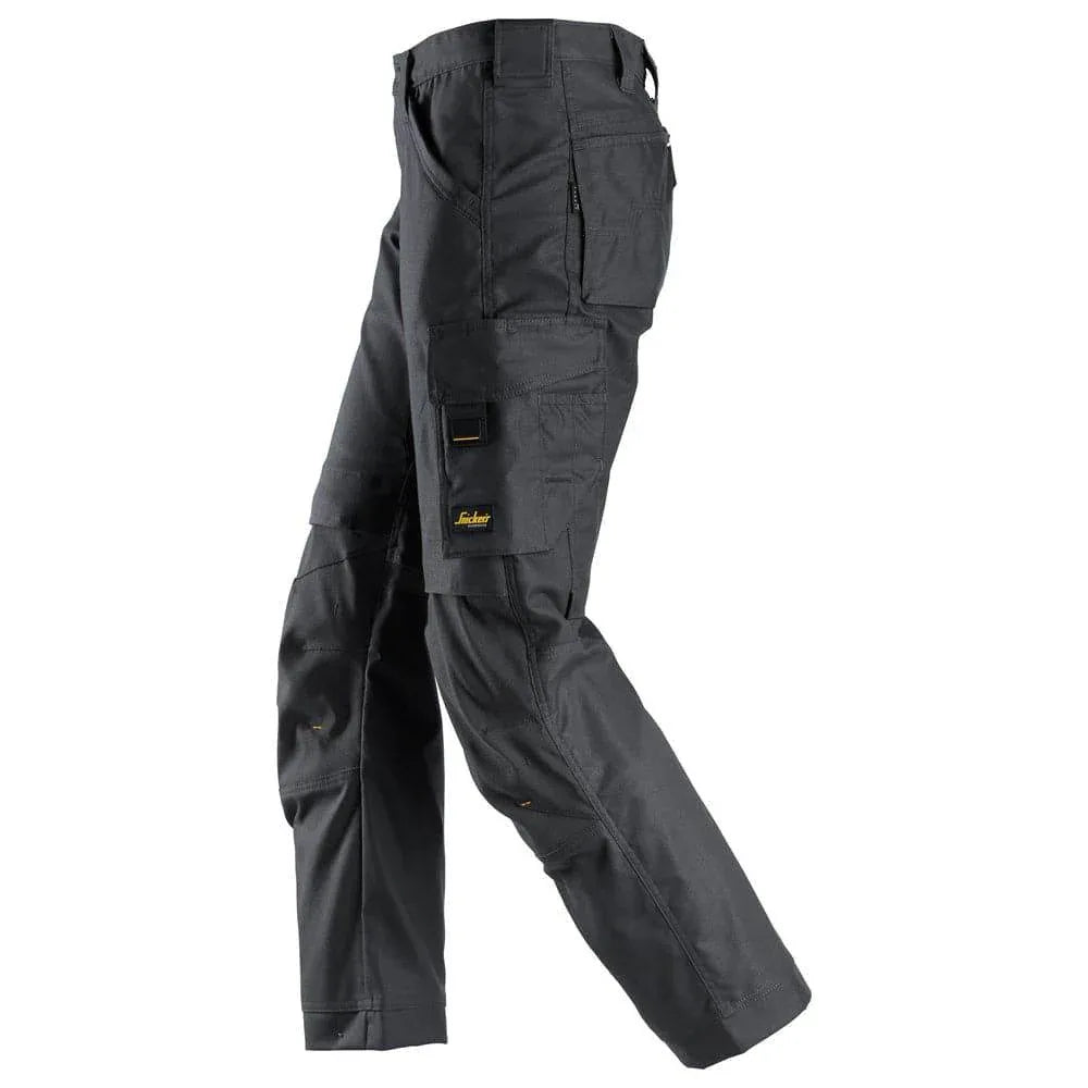 Snickers-6324-AllroundWork-Canvas-Stretch-Work-Trousers-Steel-Grey-Workwear-Nation-Ltd-5160 - Bobobiy