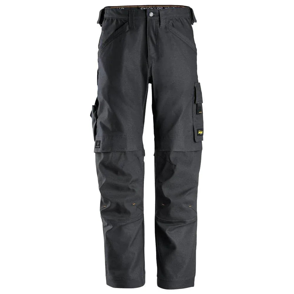 Snickers-6324-AllroundWork-Canvas-Stretch-Work-Trousers-Steel-Grey-Workwear-Nation-Ltd-7252 - Bobobiy