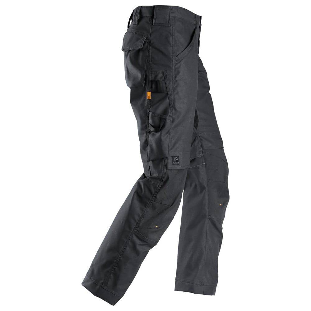 Snickers-6324-AllroundWork-Canvas-Stretch-Work-Trousers-Steel-Grey-Workwear-Nation-Ltd-9341 - Bobobiy
