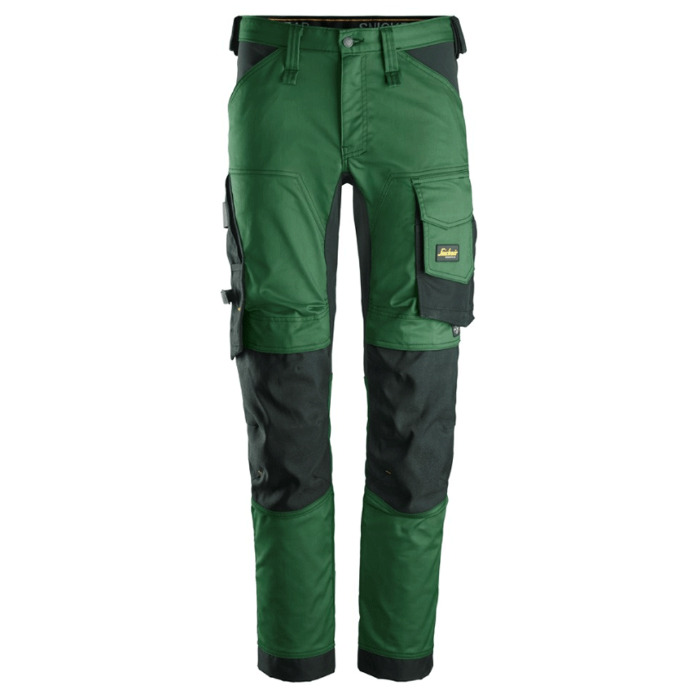 Snickers-6341-AllroundWork-Stretch-Kneepad-Trousers-Forest-Green-Workwear-Nation-Ltd-3543 - Bobobiy