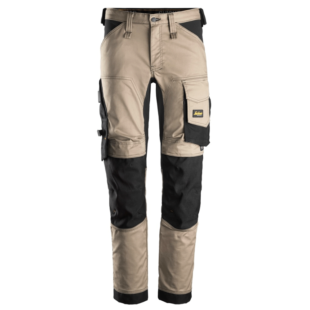 Snickers-6341-AllroundWork-Stretch-Kneepad-Trousers-Khaki-Workwear-Nation-Ltd-8190_e2b2b888-07c5-4148-a046-4504513d1e7c - Bobobiy