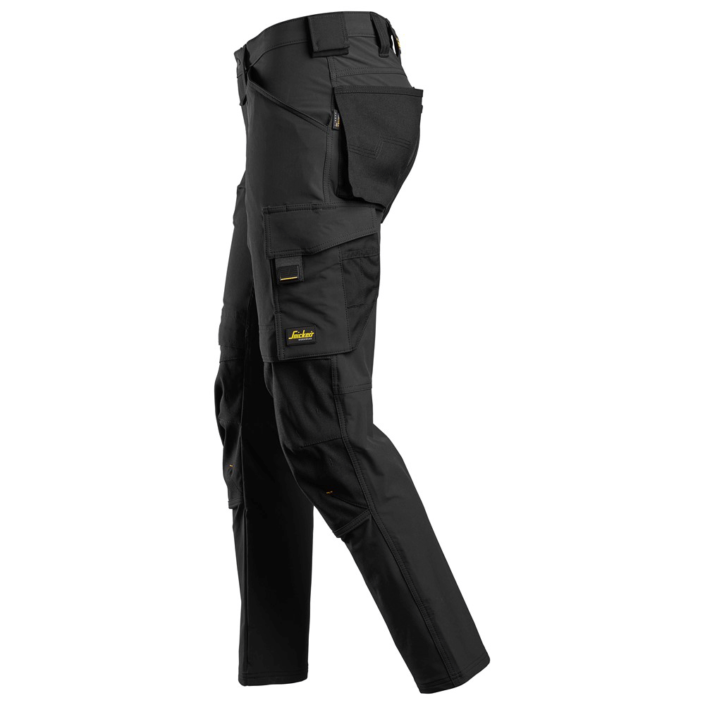 Snickers-6371-AllroundWork-Full-Stretch-Kneepad-Trouser-Black-Workwear-Nation-Ltd-4769 - Bobobiy