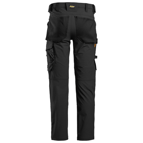 Snickers-6371-AllroundWork-Full-Stretch-Kneepad-Trouser-Black-Workwear-Nation-Ltd-7928 - Bobobiy