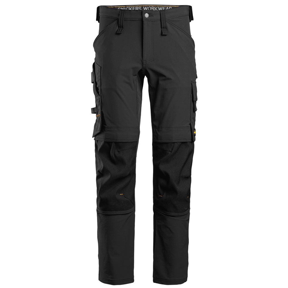 Snickers-6371-AllroundWork-Full-Stretch-Kneepad-Trouser-Black-Workwear-Nation-Ltd-9789 - Bobobiy
