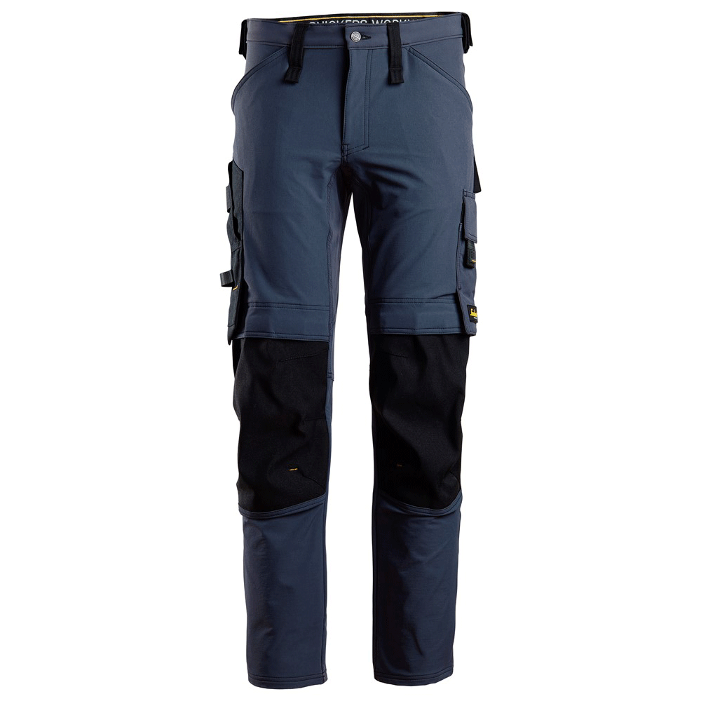 Snickers-6371-AllroundWork-Full-Stretch-Kneepad-Trouser-Navy-Blue-Workwear-Nation-Ltd-4870 - Bobobiy