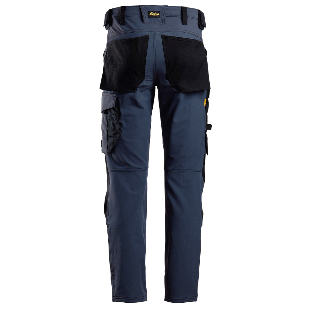Snickers-6371-AllroundWork-Full-Stretch-Kneepad-Trouser-Navy-Blue-Workwear-Nation-Ltd-6877 - Bobobiy