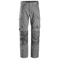 Snickers-6801-Service-Trousers-Knee-Pockets-Grey-Workwear-Nation-Ltd-1838 - Bobobiy
