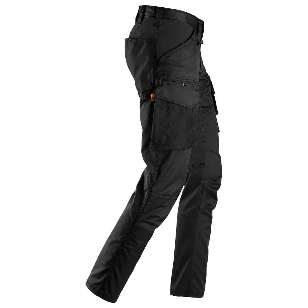Snickers-6803-AllroundWork-Stretch-Trousers-without-Knee-Pockets-Black-Workwear-Nation-Ltd-7344 - Bobobiy