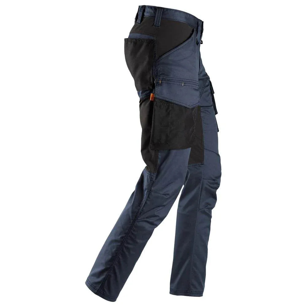 Snickers-6803-AllroundWork-Stretch-Trousers-without-Knee-Pockets-Navy-Workwear-Nation-Ltd-1997 - Bobobiy