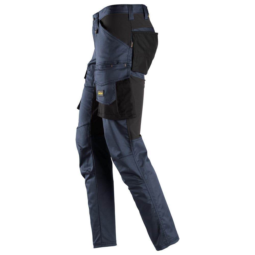 Snickers-6803-AllroundWork-Stretch-Trousers-without-Knee-Pockets-Navy-Workwear-Nation-Ltd-5303 - Bobobiy