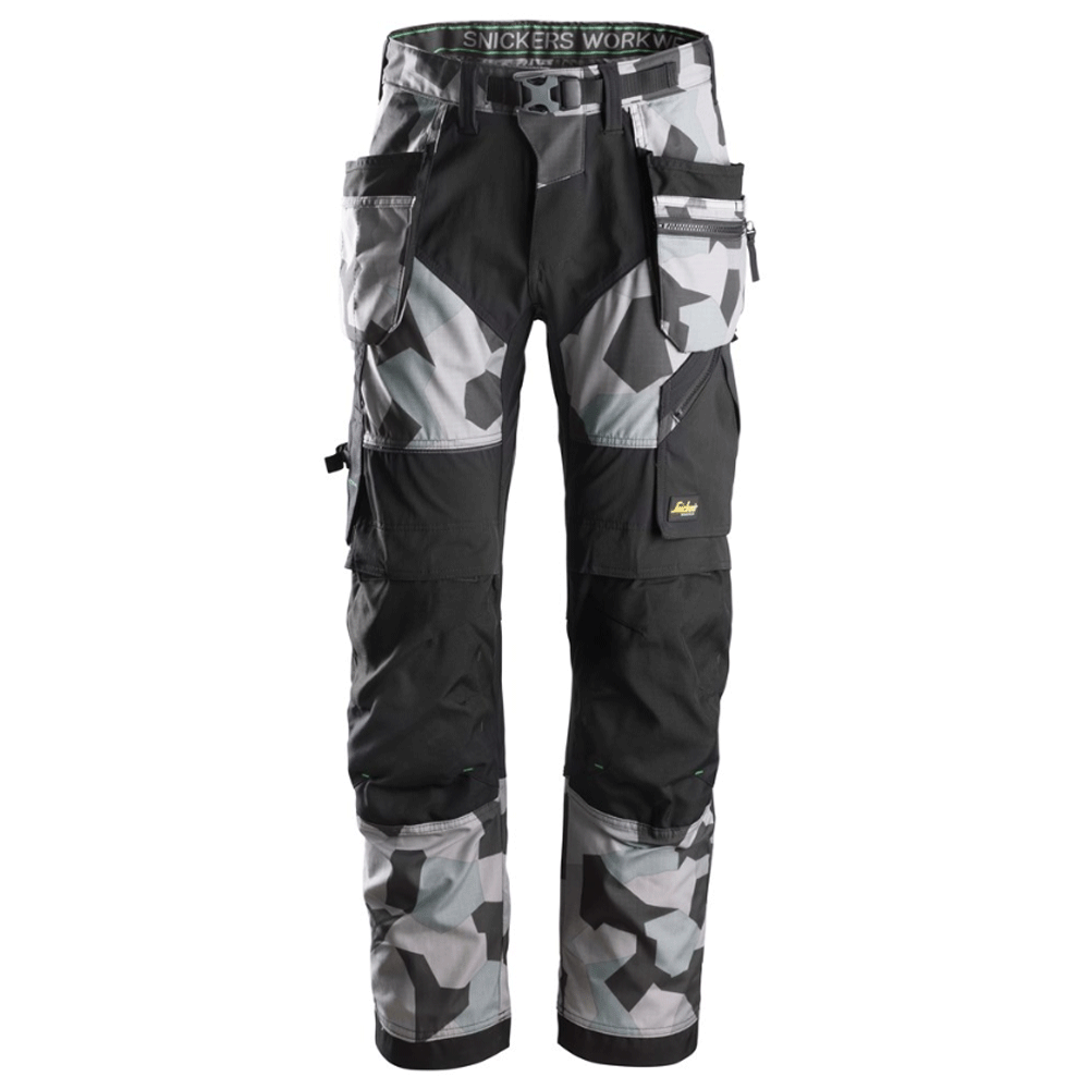 Snickers-6902-FlexiWork-Kneepad-Holster-Pocket-Work-Trousers-Grey-Camo-Workwear-Nation-Ltd-1283 - Bobobiy