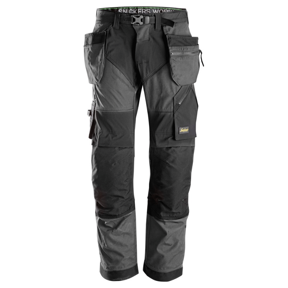 Snickers-6902-FlexiWork-Kneepad-Holster-Pocket-Work-Trousers-Steel-Grey-Workwear-Nation-Ltd-593 - Bobobiy