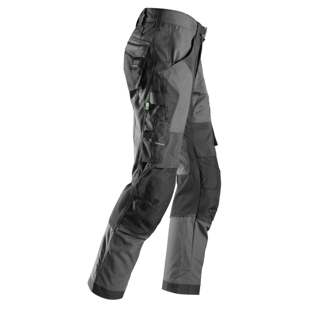 Snickers-6903-FlexiWork-Stretch-Kneepad-Work-Trousers-Steel-Grey-Workwear-Nation-Ltd-3943 - Bobobiy