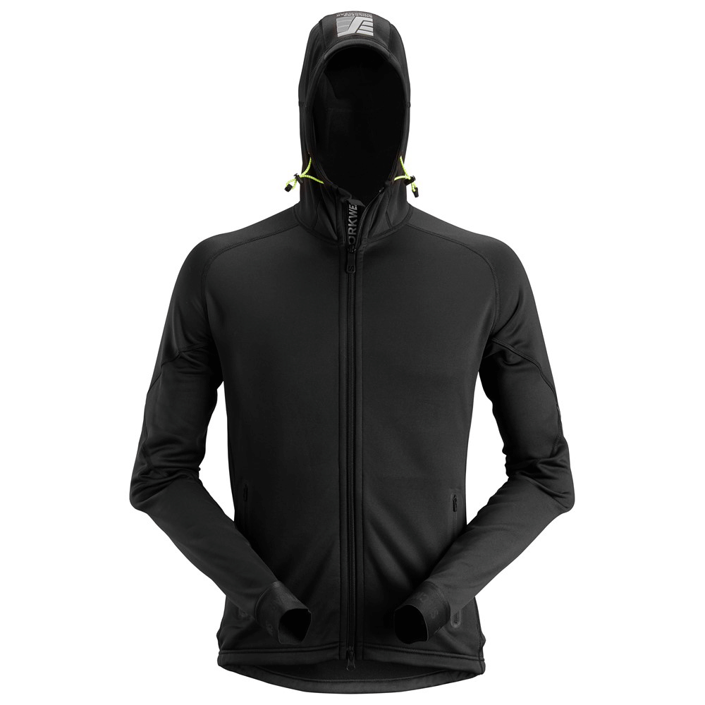 Snickers-8002-FlexiWork-Polartec-Power-Stretch-2-0-Full-Zip-Fleece-Hoodie-Workwear-Nation-Ltd-4523 - Bobobiy