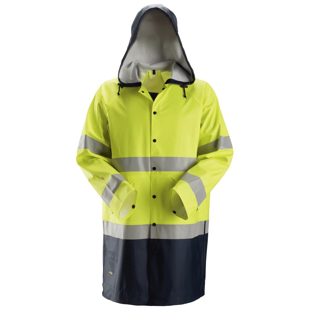 Snickers-8261-ProtecWork-Flame-Retardant-PU-Hi-Vis-Rain-Jacket-Class-3-Workwear-Nation-Ltd-1885 - Bobobiy
