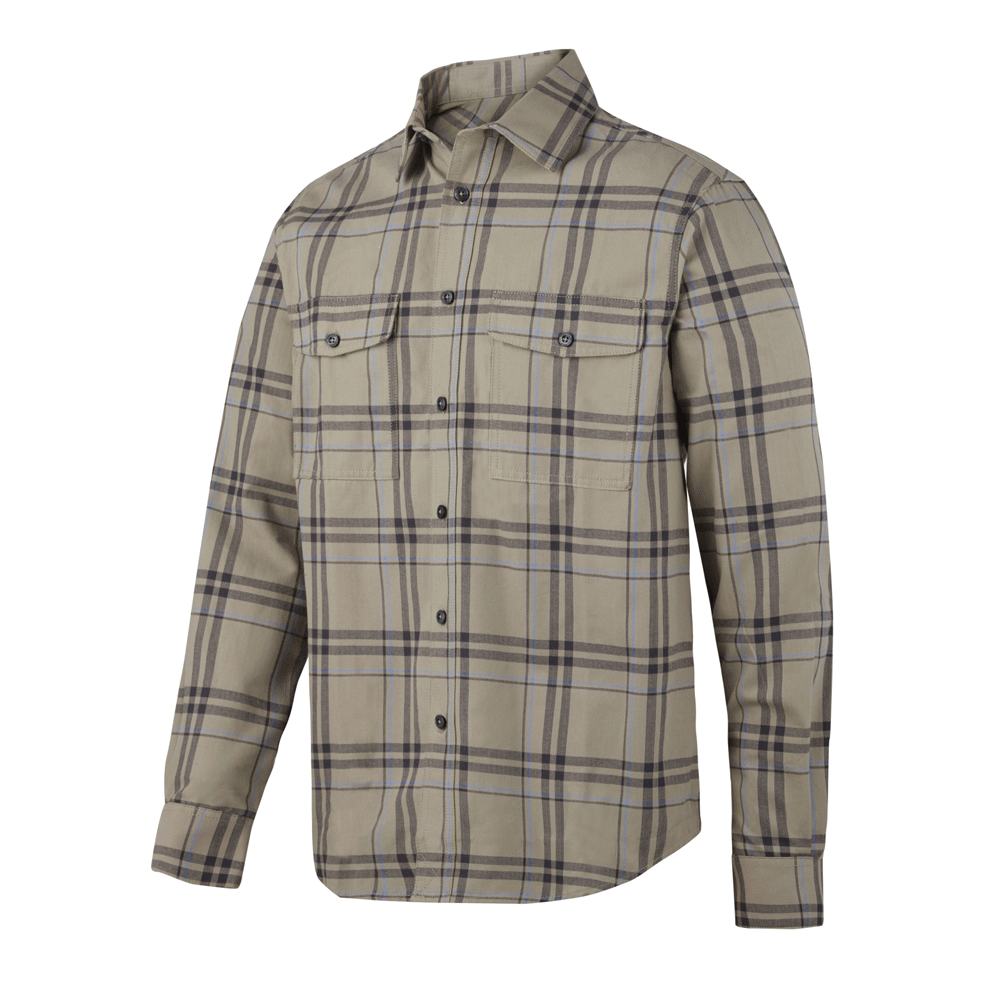 Snickers-8502-RuffWork-Flannel-Checked-LS-Shirt-Various-Colours-Workwear-Nation-Ltd-1538 - Bobobiy