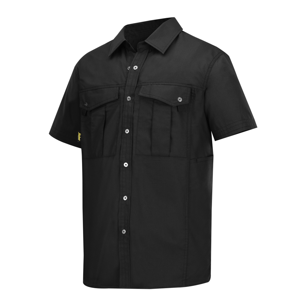 Snickers-8506-Rip-Stop-Short-Sleeve-Shirt-Various-Colours-Workwear-Nation-Ltd-7024 - Bobobiy