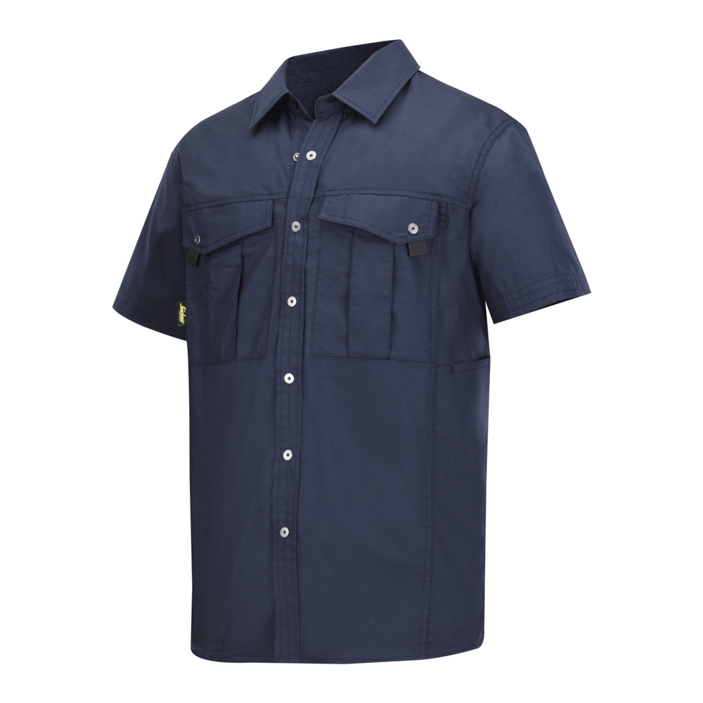 Snickers-8506-Rip-Stop-Short-Sleeve-Shirt-Various-Colours-Workwear-Nation-Ltd-7187 - Bobobiy