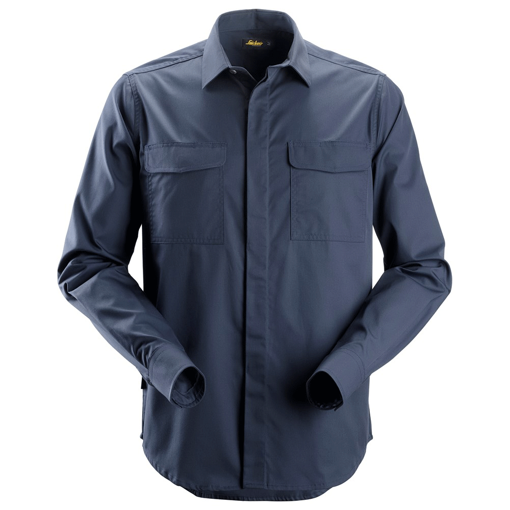 Snickers-8510-Service-Long-Sleeve-Shirt-Various-Colours-Workwear-Nation-Ltd-2041 - Bobobiy