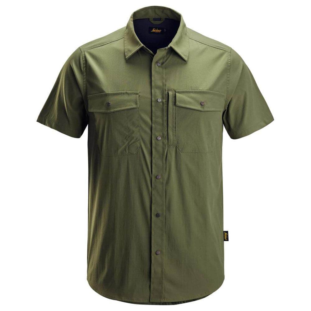 Snickers-8520-LiteWork-Wicking-Short-Sleeve-Shirt-Various-Colours-Workwear-Nation-Ltd-5837 - Bobobiy
