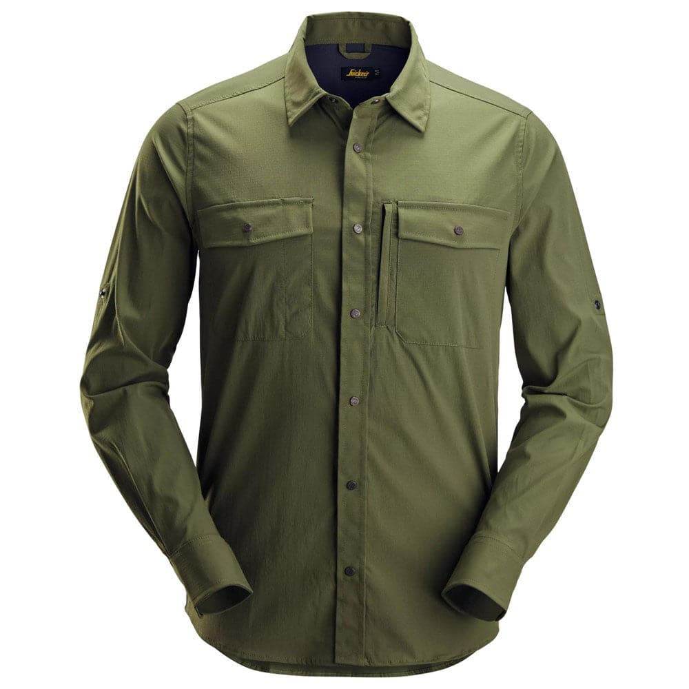 Snickers-8521-LiteWork-Wicking-Long-Sleeve-Shirt-Various-Colours-Workwear-Nation-Ltd-2841 - Bobobiy