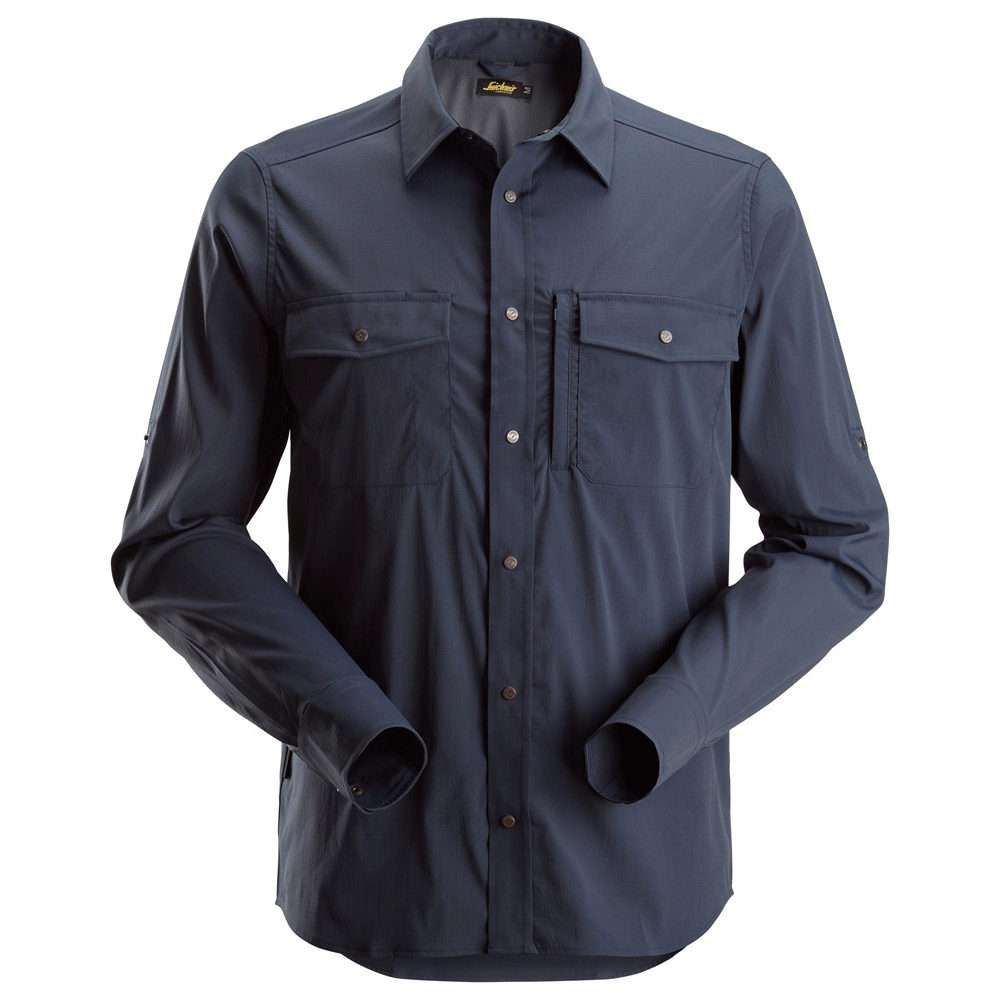 Snickers-8521-LiteWork-Wicking-Long-Sleeve-Shirt-Various-Colours-Workwear-Nation-Ltd-885 - Bobobiy