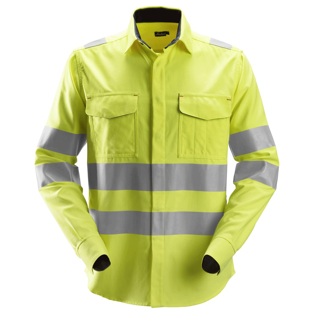 Snickers-8562-ProtecWork-Flame-Retardant-Arc-Protection-Hi-Vis-Shirt-Class-3-Workwear-Nation-Ltd-9078 - Bobobiy