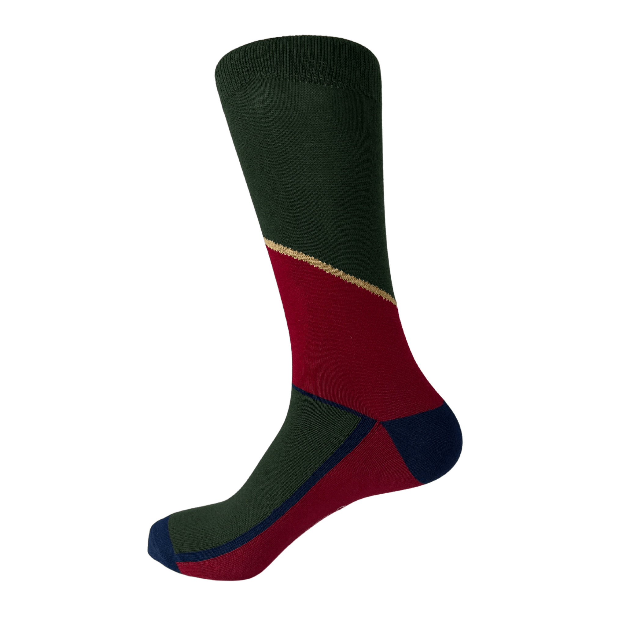 Asymmetric Color Block Socks Collection: 3 pairs Luxury Sock Gift Box
