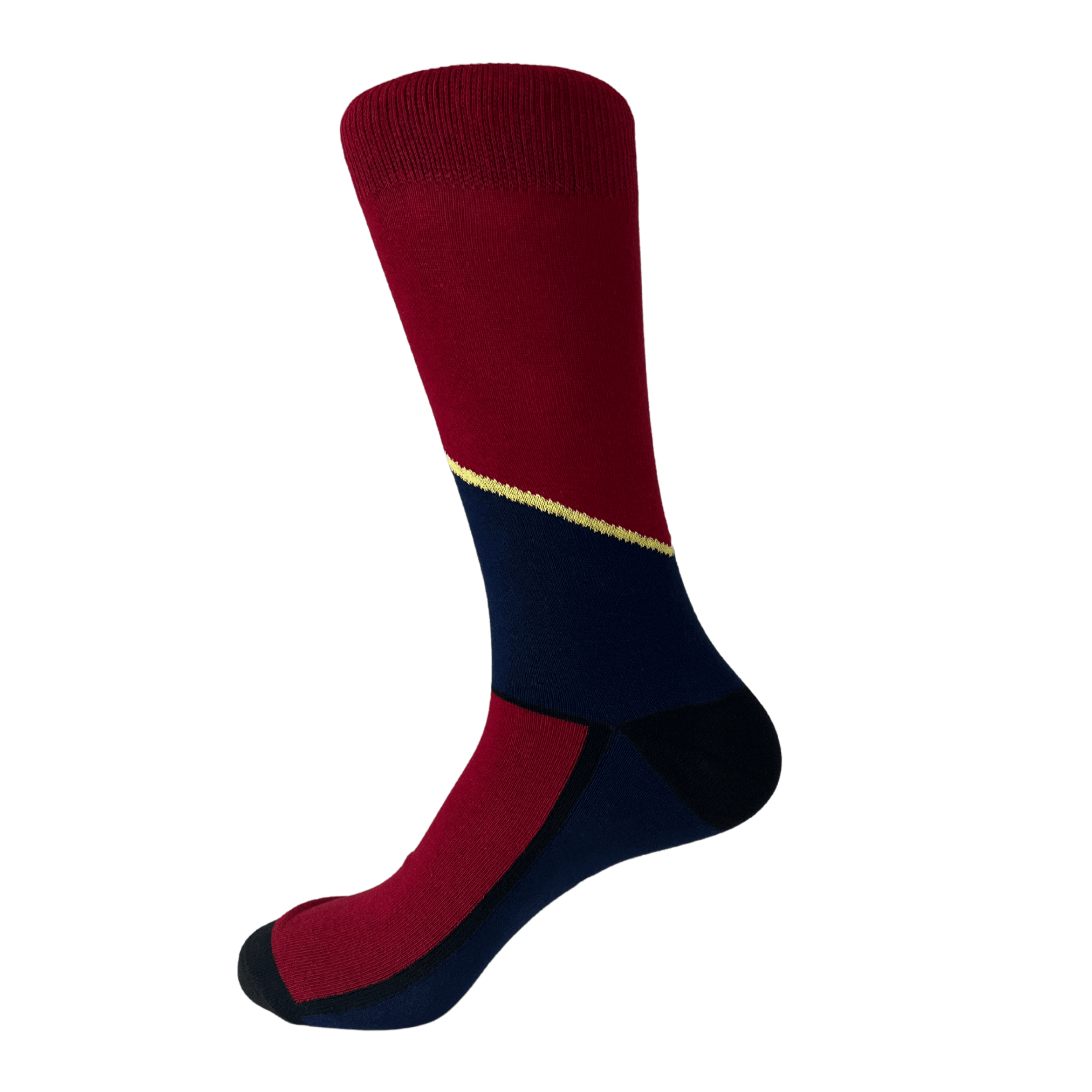 Asymmetric Color Block Socks Collection: 3 pairs Luxury Sock Gift Box