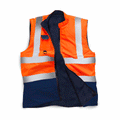 Standsafe HV037 Hi-Vis Two Tone Reversible Fleece Bodywarmer Various Colours