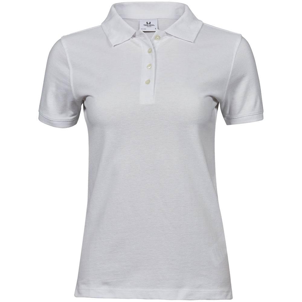 Tee Jays 1401 Ladies Heavy Cotton Pique Polo Shirt - Bobobiy