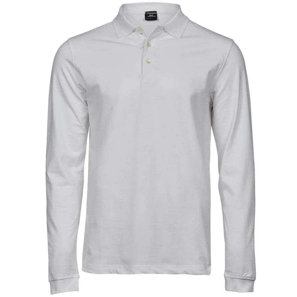Tee Jays 1406 Luxury Stretch Long Sleeve Polo Shirt - Bobobiy
