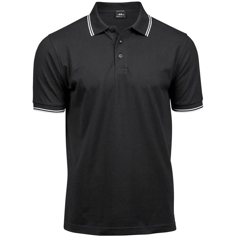 Tee Jays 1407 Luxury Stretch Tipped Polo Shirt - Bobobiy