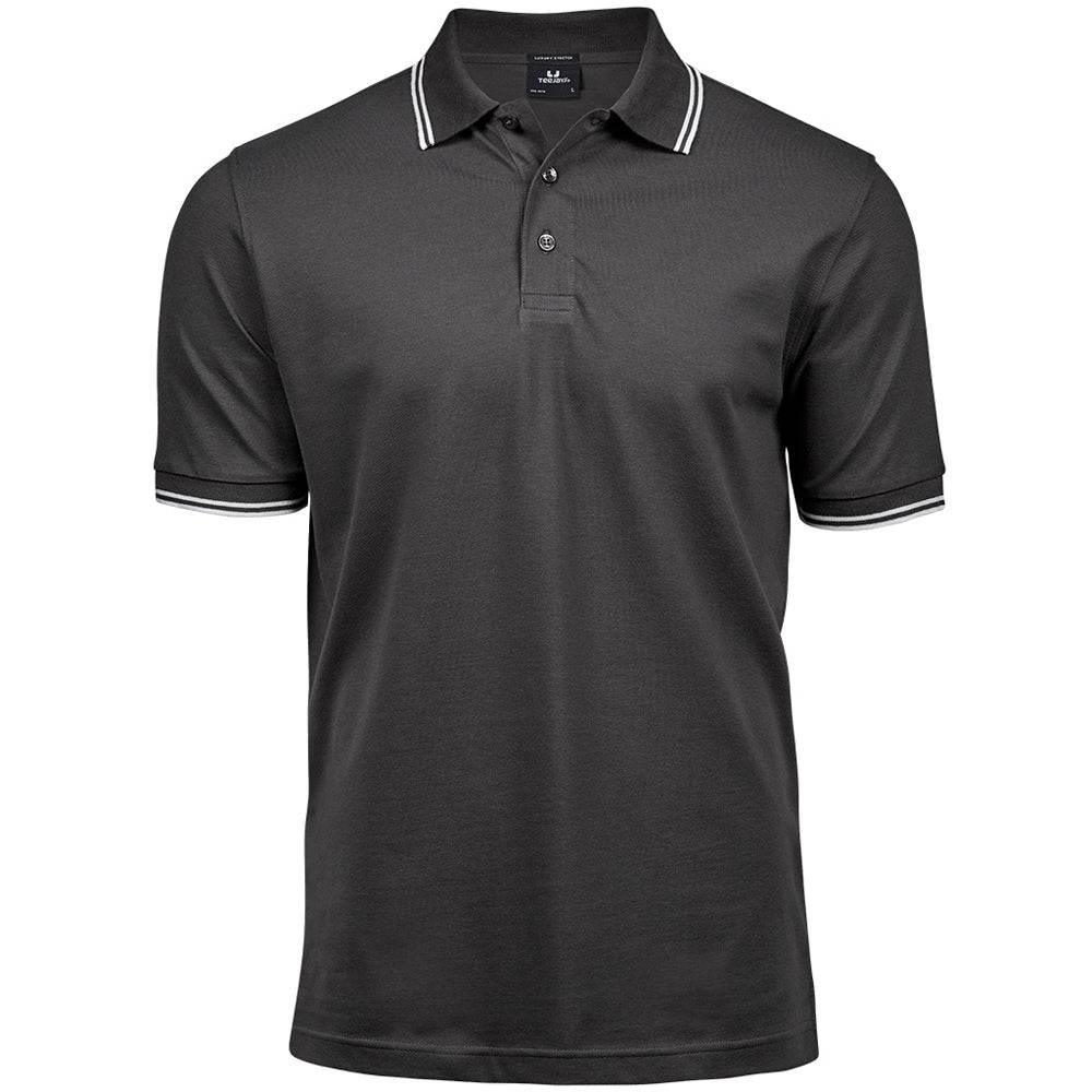 Tee Jays 1407 Luxury Stretch Tipped Polo Shirt - Bobobiy