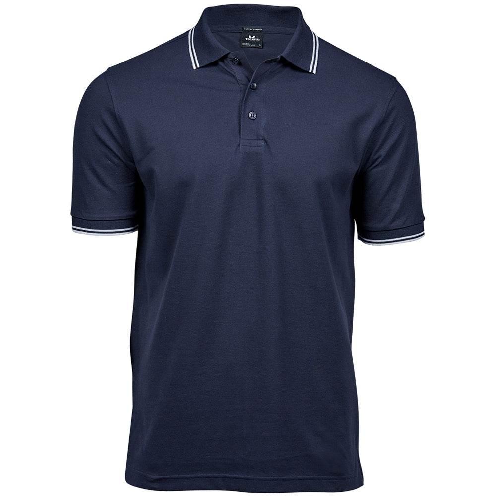 Tee Jays 1407 Luxury Stretch Tipped Polo Shirt - Bobobiy