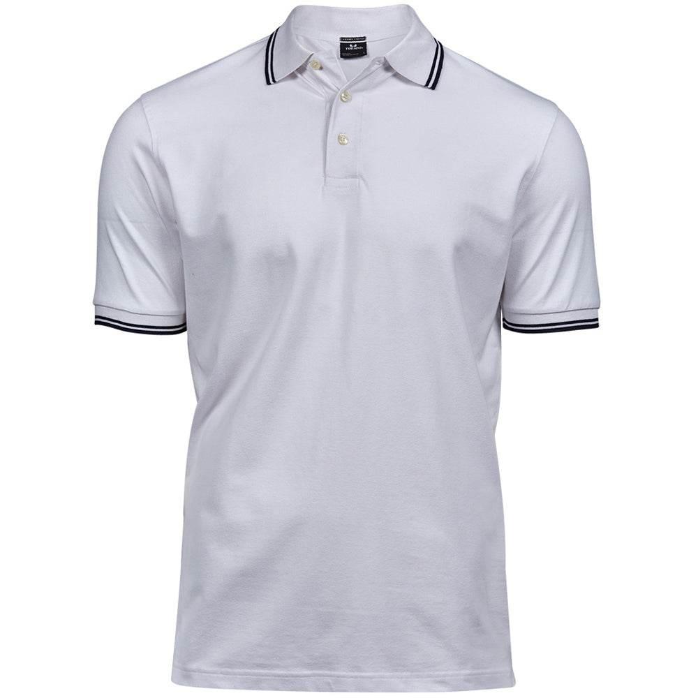 Tee Jays 1407 Luxury Stretch Tipped Polo Shirt - Bobobiy