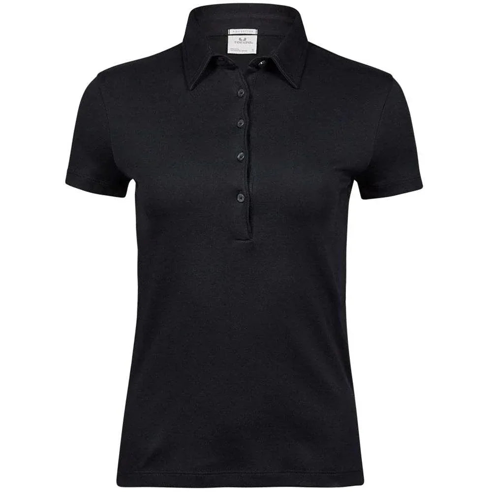 Tee Jays 1441 Ladies Pima Cotton Interlock Polo Shirt - Bobobiy