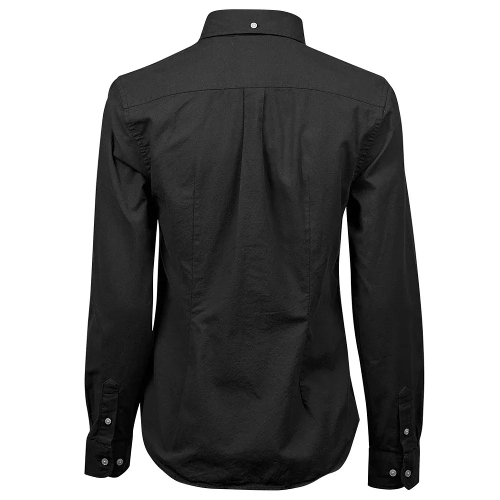 Tee Jays 4001 Ladies Perfect Long Sleeve Oxford Shirt - Bobobiy
