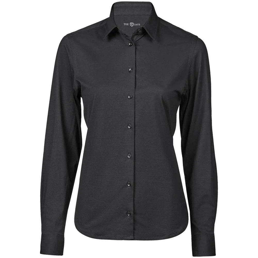 Tee Jays T4031 Ladies Active Long Sleeve Stretch Shirt - Bobobiy