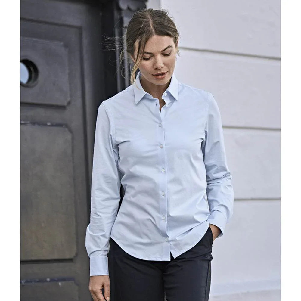 Tee Jays T4031 Ladies Active Long Sleeve Stretch Shirt - Bobobiy