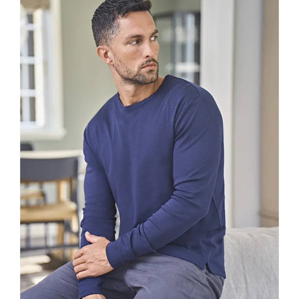 Tee Jays 530 Long Sleeve Interlock T-Shirt - Bobobiy