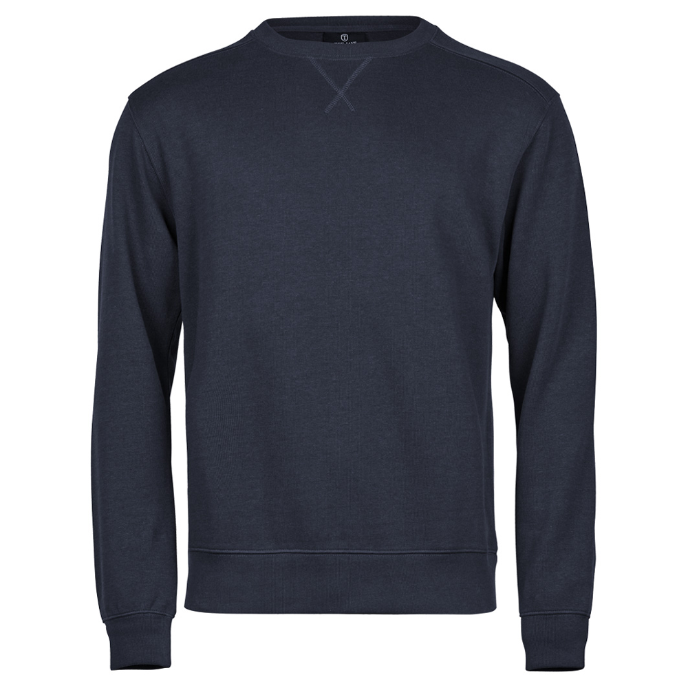 Tee Jays 5504 Ribbed Interlock Crew Neck Sweatshirt