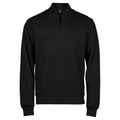 Tee Jays 5506 Ribbed Interlock Half Zip Sweatshirt
