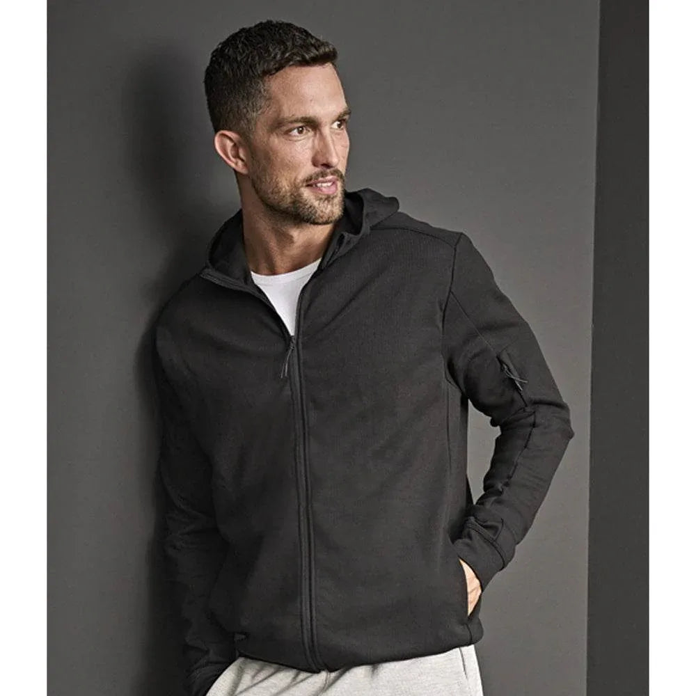 Tee Jays 5706 Athletic Hooded Full Zip Sweat Jacket - Bobobiy