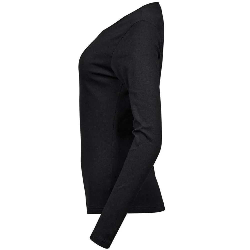 Tee Jays 590 Ladies Long Sleeve Interlock T-Shirt - Bobobiy