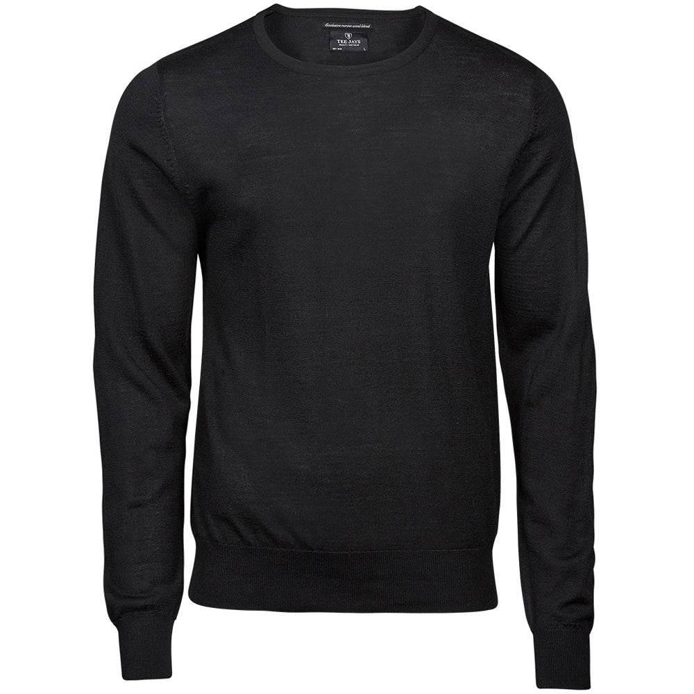 Tee Jays 6000 Merino Blend Crew Neck Sweater - Bobobiy